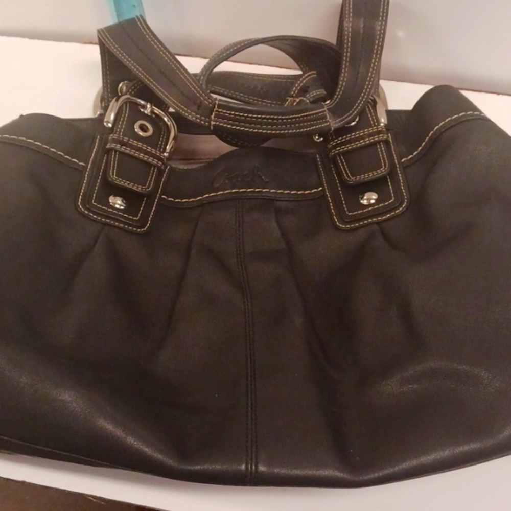 Coach leather soho satchel